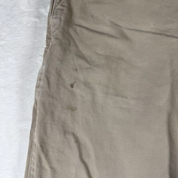 Men's Carhartt Relaxed Fit Cargo Pants Khaki 36 X 34‎ Work Straight - Picture 10 of 13
